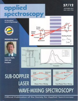 Applied Spectroscopy cover